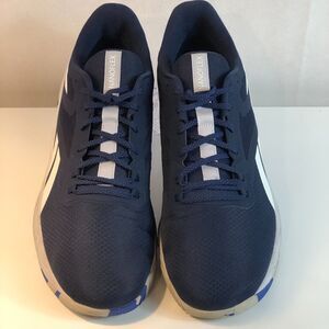 Mens Reebok Nanoflex Cross Trainer Sneaker Shoes Comfort Footbed Navy Size 14 M
